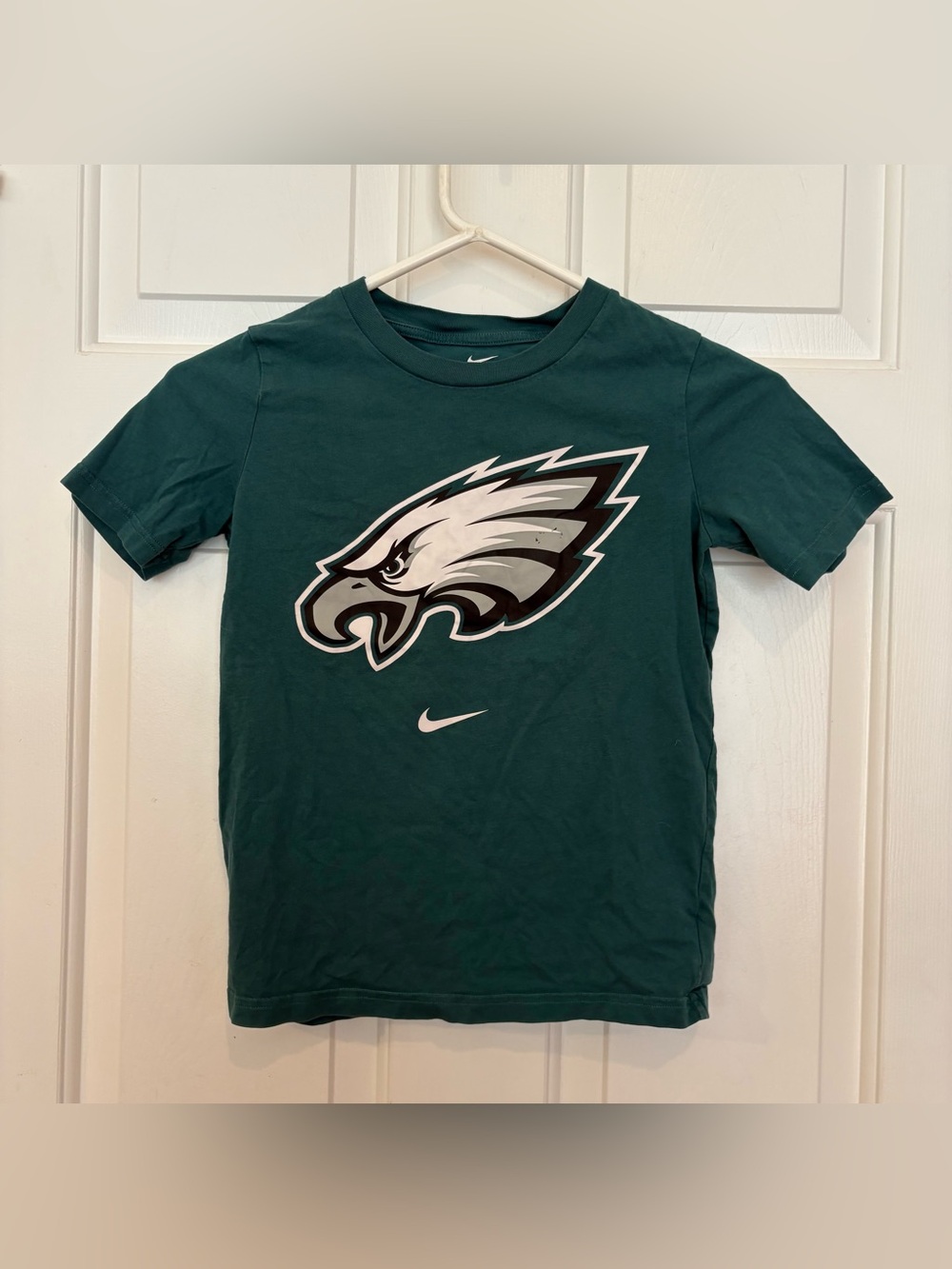 Philadelphia Eagles Nike T Shirt Boys Small Green Short Sleeve Tee